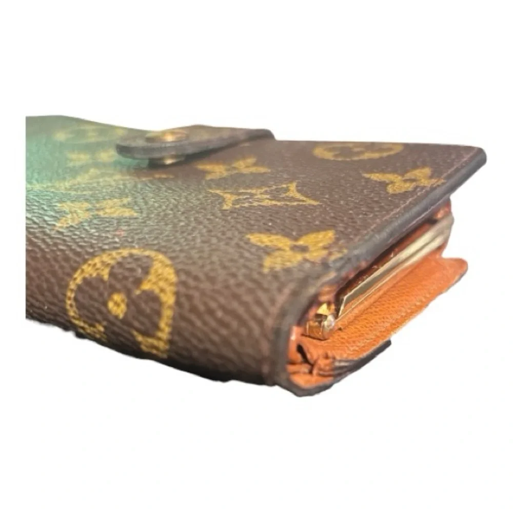 Louis Vuitton Monogram Kisslock Porte Monnaie Billets Viennois Wallet - Picture 8 of 15